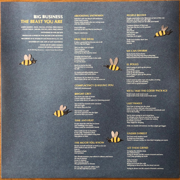 Big Business : The Beast You Are (LP, Album, Bon)