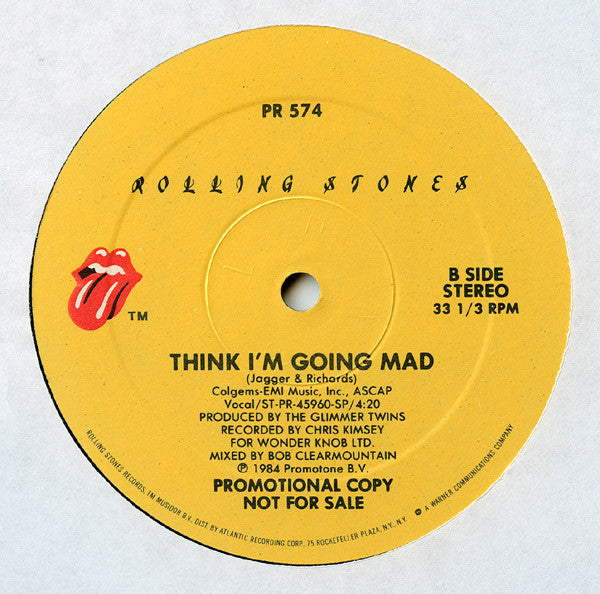 Rolling Stones* : She Was Hot (12", Single, Promo)