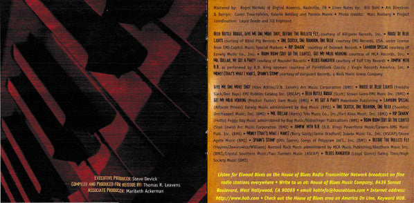 Various : Livin' In The House Of The Blues: Roadhouse Blues (CD, Comp)