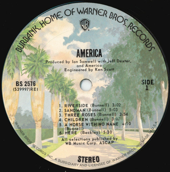America (2) : America (LP, Album, RP, Ter)