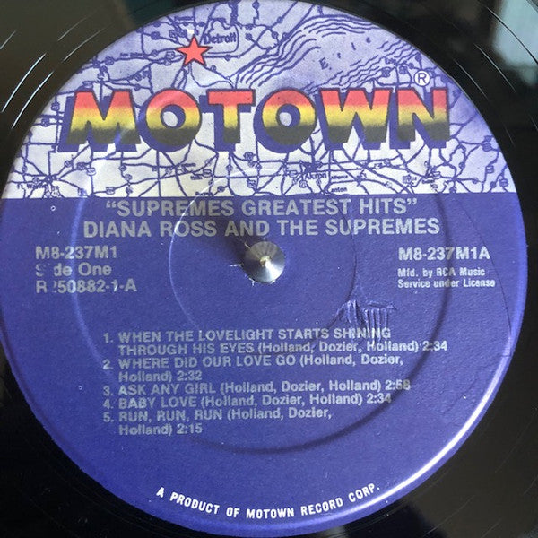 Diana Ross And The Supremes* : Greatest Hits (2xLP, Comp, Club, RE, Gat)