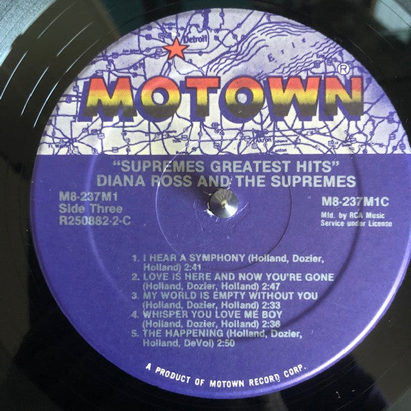 Diana Ross And The Supremes* : Greatest Hits (2xLP, Comp, Club, RE, Gat)