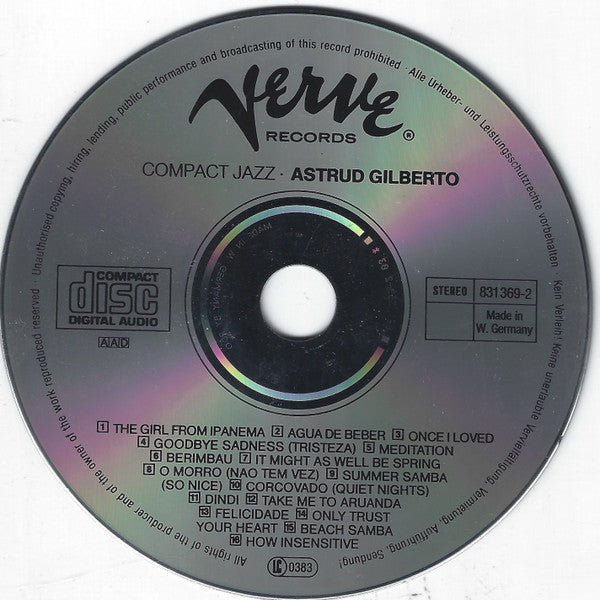 Astrud Gilberto : Astrud Gilberto (CD, Comp, RM)