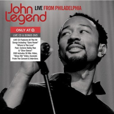 John Legend : Live From Philadelphia (CD, Album + DVD, NTSC + Tar)