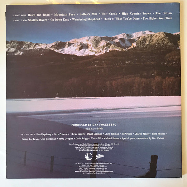 Dan Fogelberg : High Country Snows (LP, Album, Car)