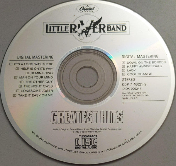 Little River Band : Greatest Hits (CD, Comp, RE, Cap)