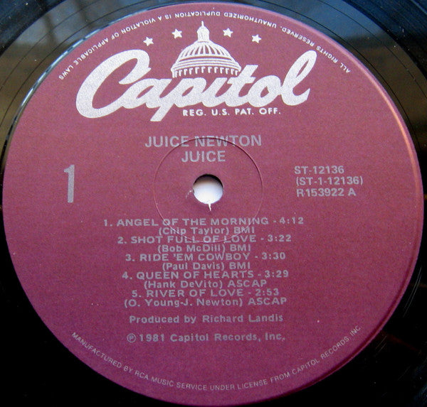Juice Newton : Juice (LP, Album, Club)
