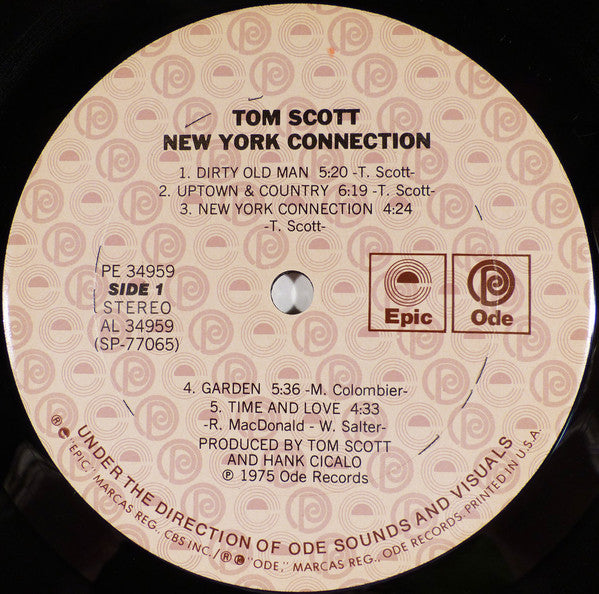 Tom Scott : New York Connection (LP, Album, RE)