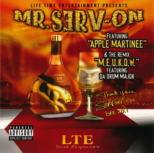 Mr. Serv-On : Take-A-Sip (CD, Promo, Smplr)