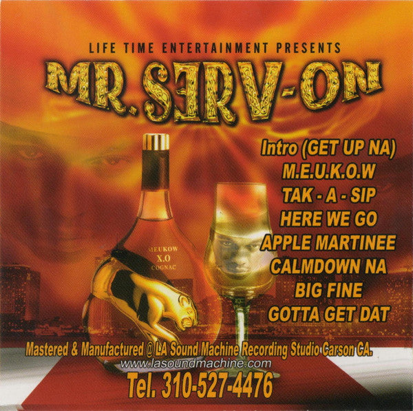 Mr. Serv-On : Take-A-Sip (CD, Promo, Smplr)