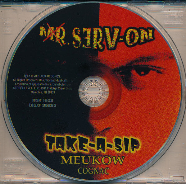 Mr. Serv-On : Take-A-Sip (CD, Promo, Smplr)