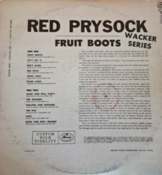 Red Prysock And His Orchestra : Fruit Boots (LP, RE)