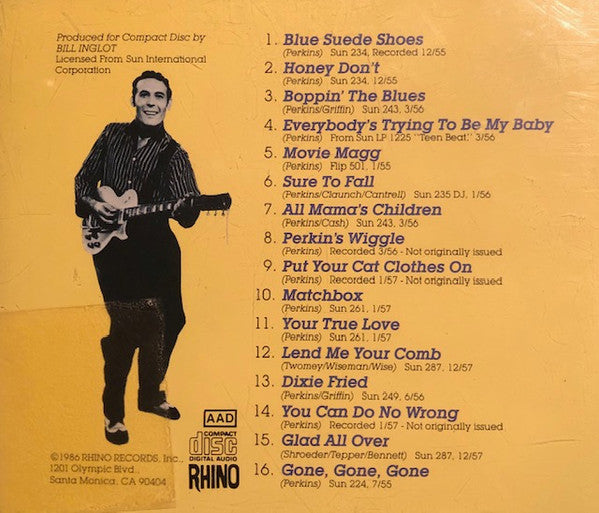 Carl Perkins : Original Sun Greatest Hits (CD, Comp, Club, RE)
