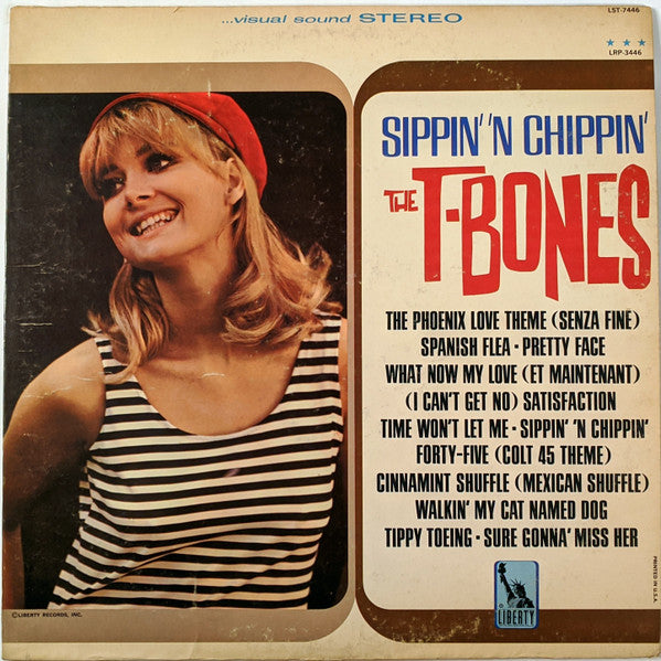 The T-Bones : Sippin' 'N Chippin' (LP, Album)