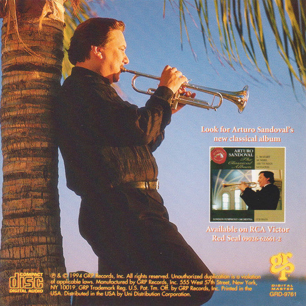 Arturo Sandoval : Danzón (Dance On) (CD, Album, Club)