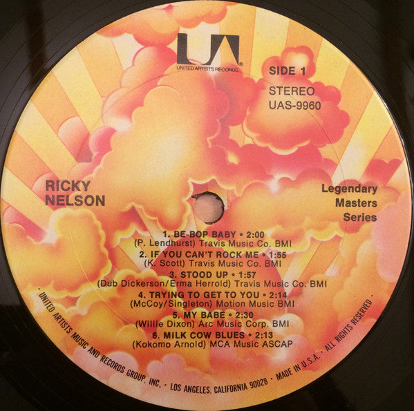 Ricky Nelson (2) : Legendary Masters Series #2 (2xLP, Comp)