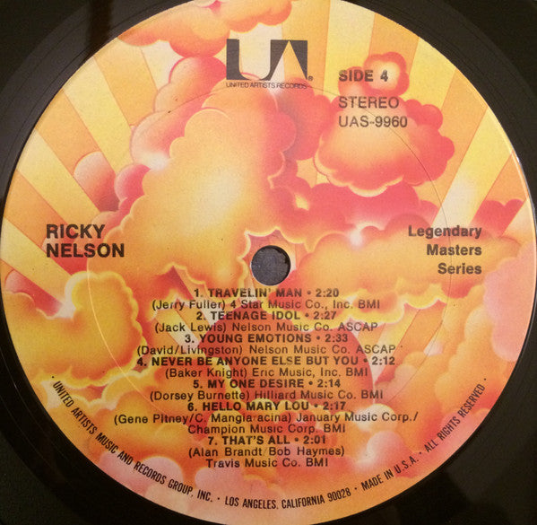 Ricky Nelson (2) : Legendary Masters Series #2 (2xLP, Comp)