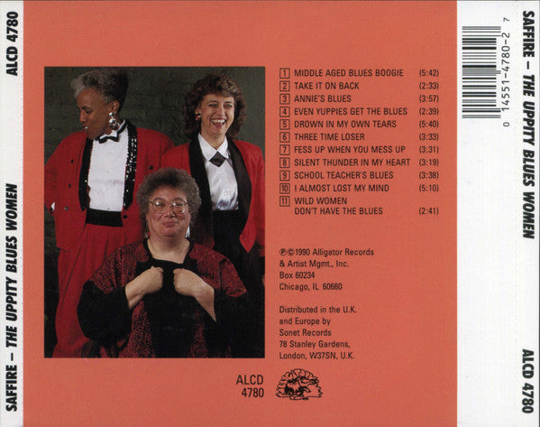 Saffire -The Uppity Blues Women : The Uppity Blues Women (CD, Album, RE)
