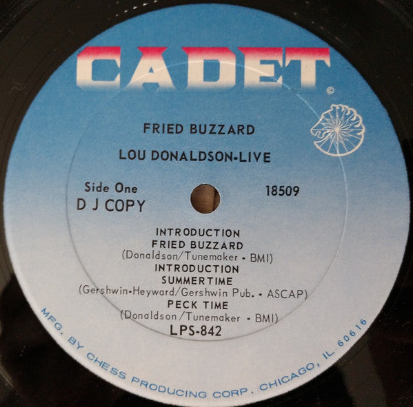 Lou Donaldson : Live: Fried Buzzard (LP, Album, Promo)