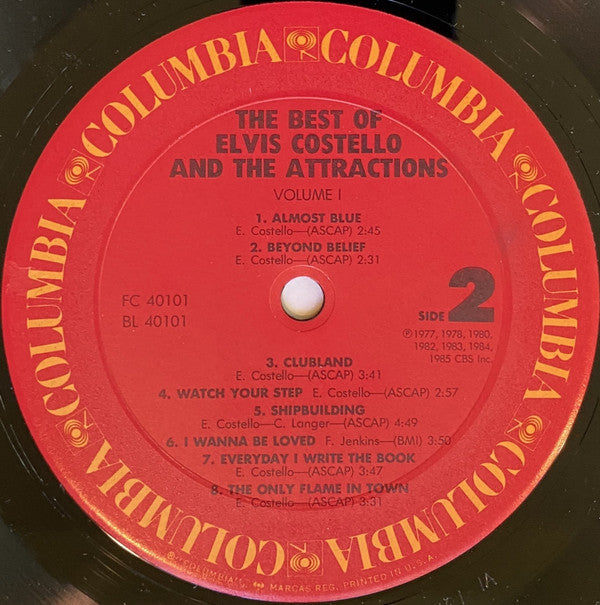 Elvis Costello And The Attractions* : The Best Of Elvis Costello And The Attractions (LP, Comp, Pit)