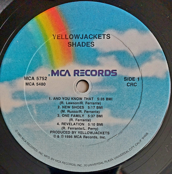 Yellowjackets : Shades (LP, Album)