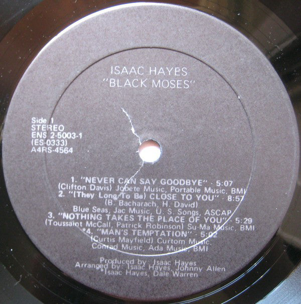 Isaac Hayes : Black Moses (2xLP, Album, Fol)