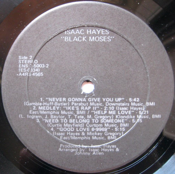 Isaac Hayes : Black Moses (2xLP, Album, Fol)