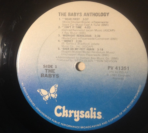 The Babys : Anthology (LP, Comp, Club, RE, Car)