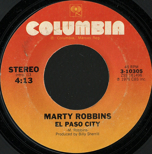 Marty Robbins : El Paso City (7", Single, Styrene, Ter)