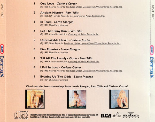 Various : Kraft Country Tour '96 (CD, Album, Comp)