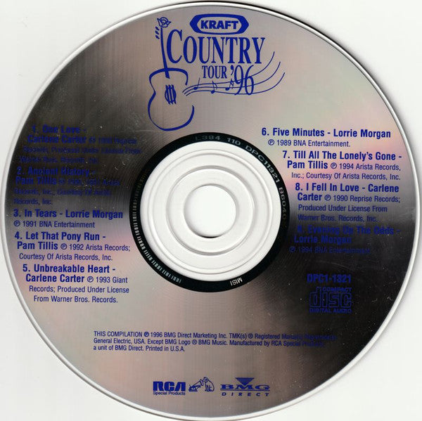 Various : Kraft Country Tour '96 (CD, Album, Comp)