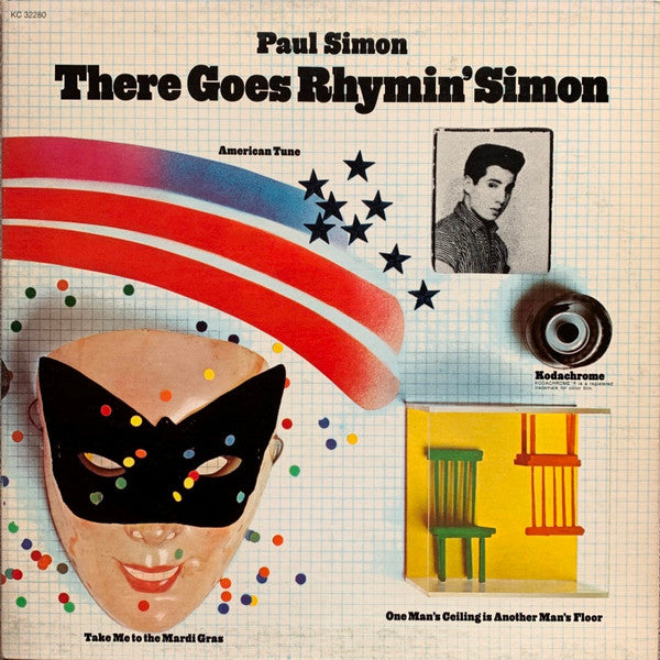 Paul Simon : There Goes Rhymin' Simon (LP, Album, RP, Pit)