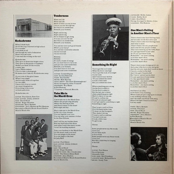 Paul Simon : There Goes Rhymin' Simon (LP, Album, RP, Pit)
