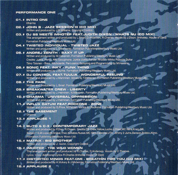 DJ SS : Jazz & Bass Session III (2xCD, Comp, Mixed, Dig)