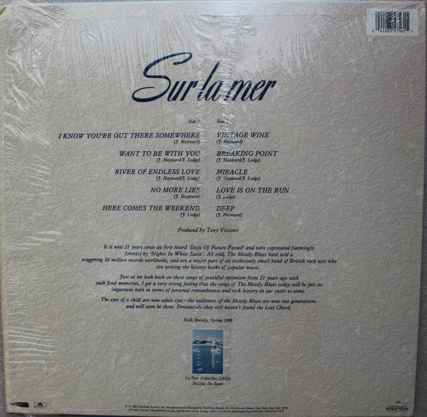 Moody Blues* : Sur La Mer (LP, Album, 53 )