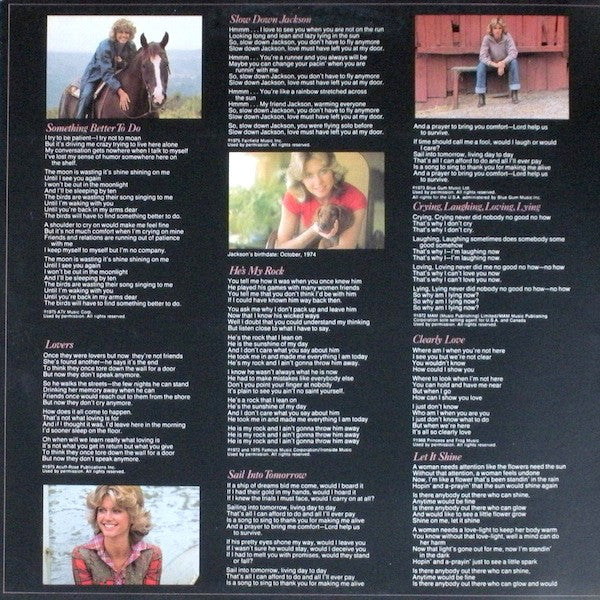 Olivia Newton-John : Clearly Love (LP, Glo)