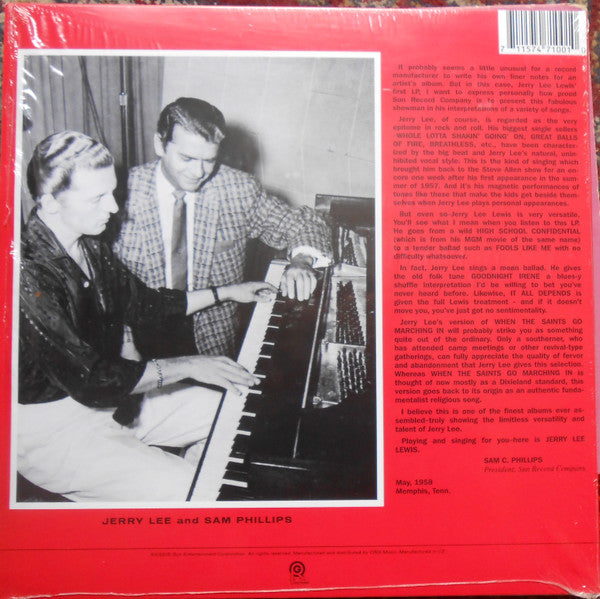 Jerry Lee Lewis : Jerry Lee Lewis (LP, Album, RE)