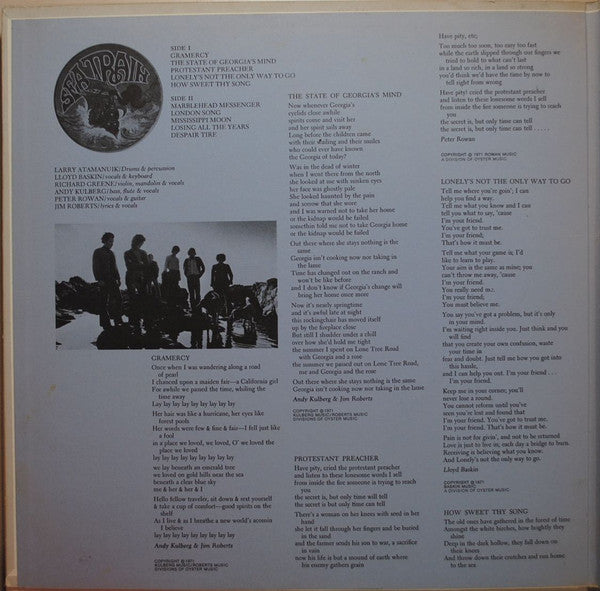 Seatrain : The Marblehead Messenger (LP, Album, Los)