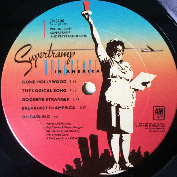 Supertramp : Breakfast In America (LP, Album, San)