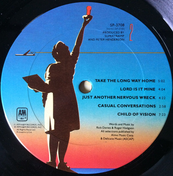 Supertramp : Breakfast In America (LP, Album, San)