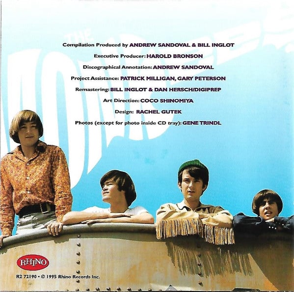 The Monkees : Greatest Hits (CD, Comp, RM, RP, Cin)