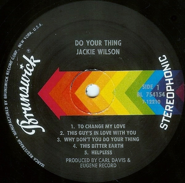 Jackie Wilson : Do Your Thing (LP, Album)