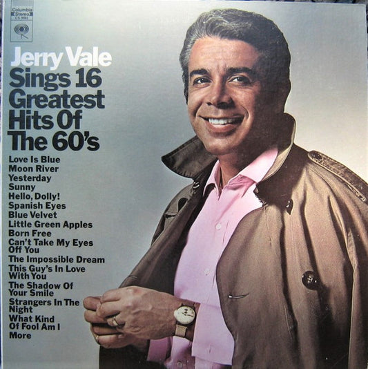 Jerry Vale : Sings 16 Greatest Hits Of The 60's (LP, Comp, SAN)