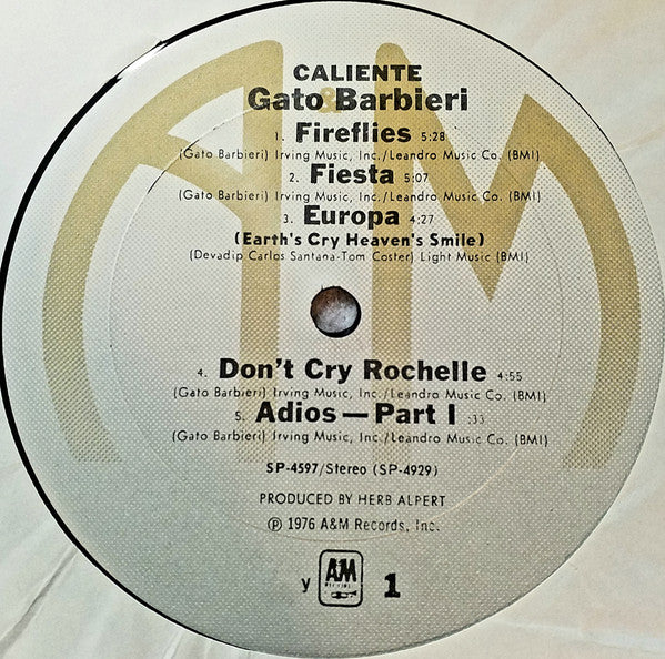 Gato Barbieri : Caliente! (LP, Album)