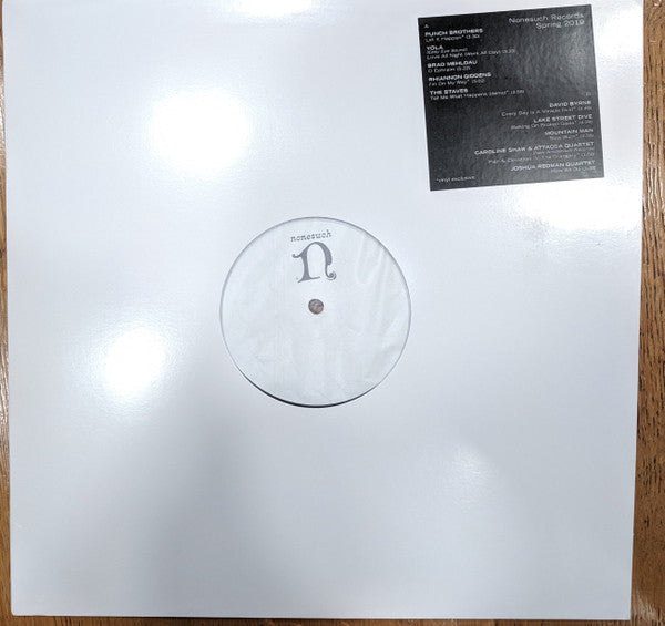 Various : Nonesuch Records Spring 2019 (LP, Ltd, Smplr)