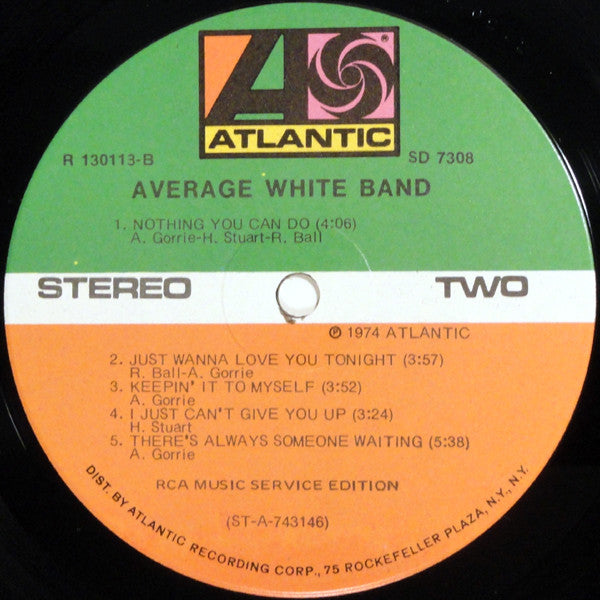 Average White Band : AWB (LP, Album, Club, RCA)