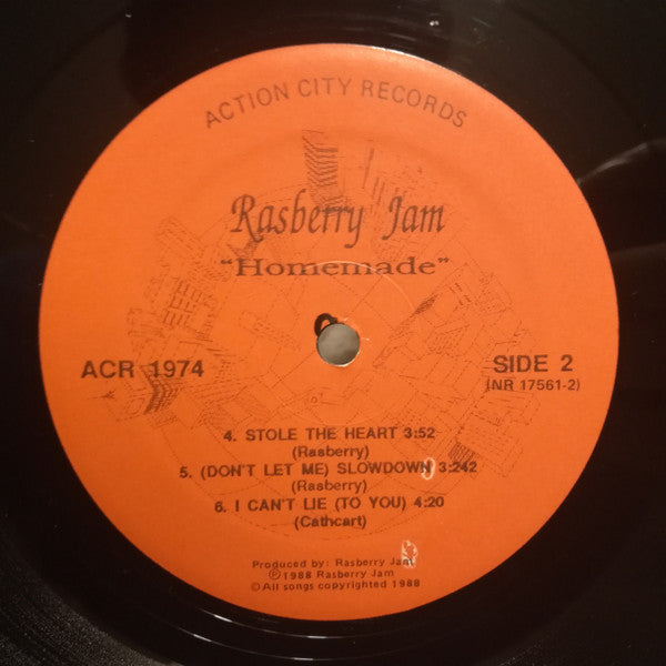 Rasberry Jam : Homemade (LP, Album)