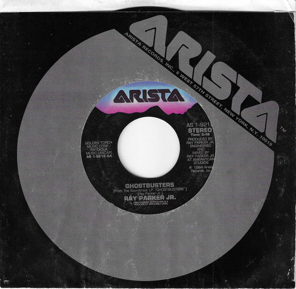 Ray Parker Jr. : Ghostbusters (7", Styrene, Ind)