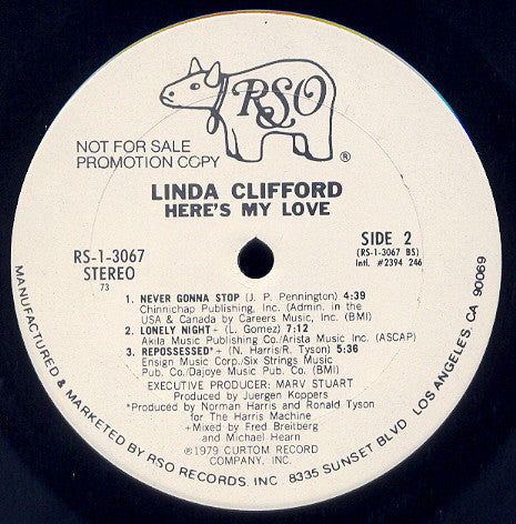 Linda Clifford : Here's My Love (LP, Album, Promo)