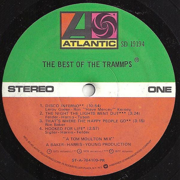 The Trammps : The Best Of The Trammps (LP, Comp, Pre)